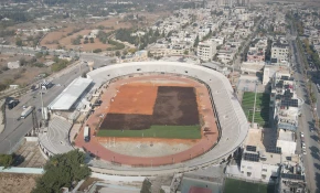 تواصل أعمال إعادة تأهيل ملعب خالد بن الوليد في حمص